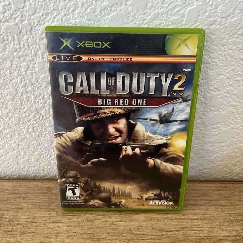 Call of Duty 2: Big Red One [Platinum Hits] (Microsoft Xbox, 2005) CIB Tested